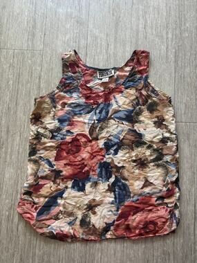 Vintage Forenza 100% Silk Tank Top